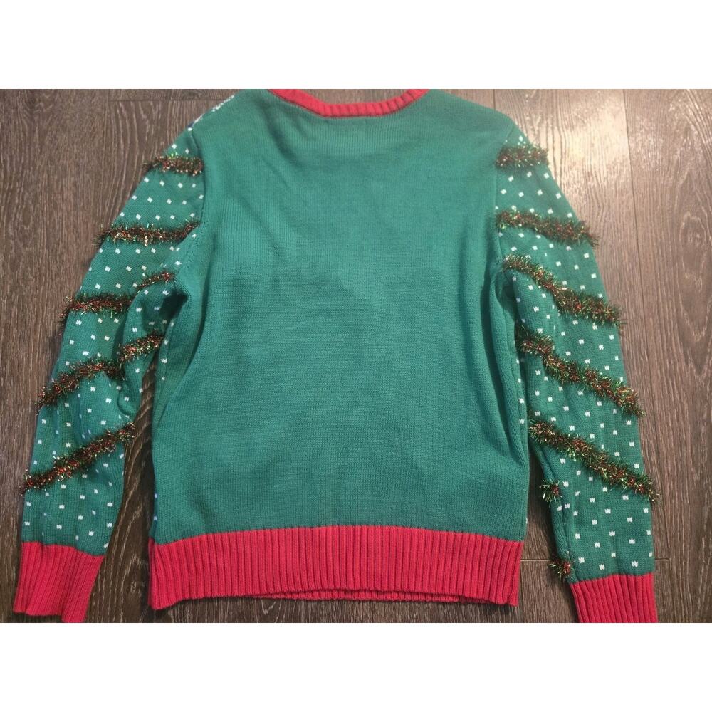 Bob Ross Ugly Christmas Sweater Mens M - Picture 3 of 7